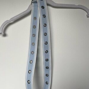 Light Blue Belt with Grommets